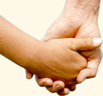 Picture of held hands